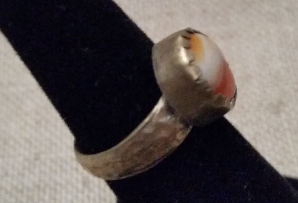 Cotton Candy Enamel Cuban Ring (Stainless Steel) – Kuyashii Jewelry