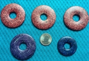 5 resin donuts rings for jewelry making necklaces 247