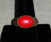 Kuchi ring,sz 9,tribal,hippie,gypsy,nomad,vintage old rk45