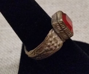 Kuchi ring,sz 9,tribal,hippie,gypsy,nomad,vintage old rk53