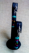  Hand crafted fish hook modern day paper earrings an252 