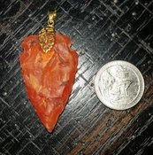  Good lottery luck carnelian pendant make your own necklace pk47 