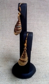  Modern day ocean sea beach shell earrings, hand made an249 