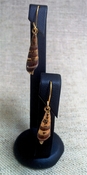  Modern day ocean sea beach shell earrings, hand made an262 
